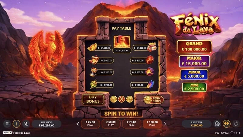 Fenix da Lava - pagkolekta ng mga barya ng kolektor sa respin mode